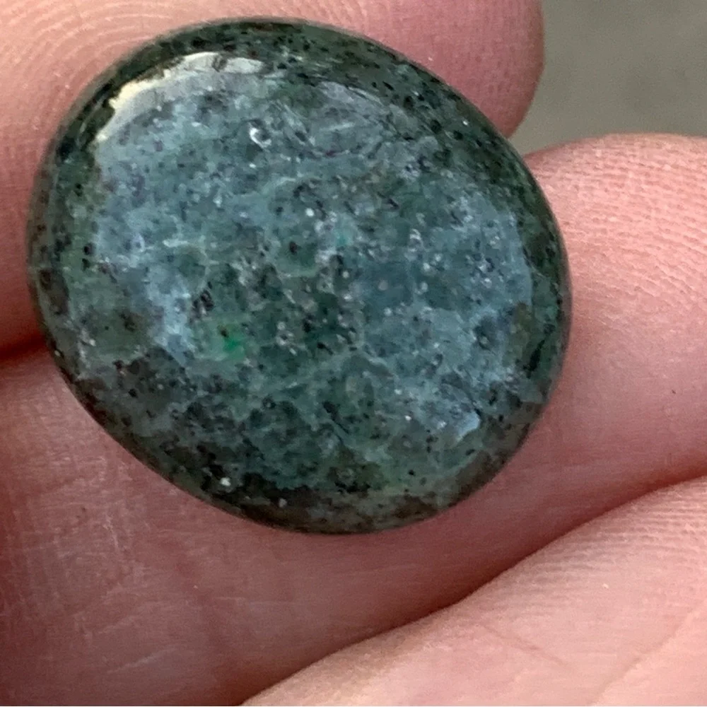 17.20 Carats Natural African Green Galaxy Quartz